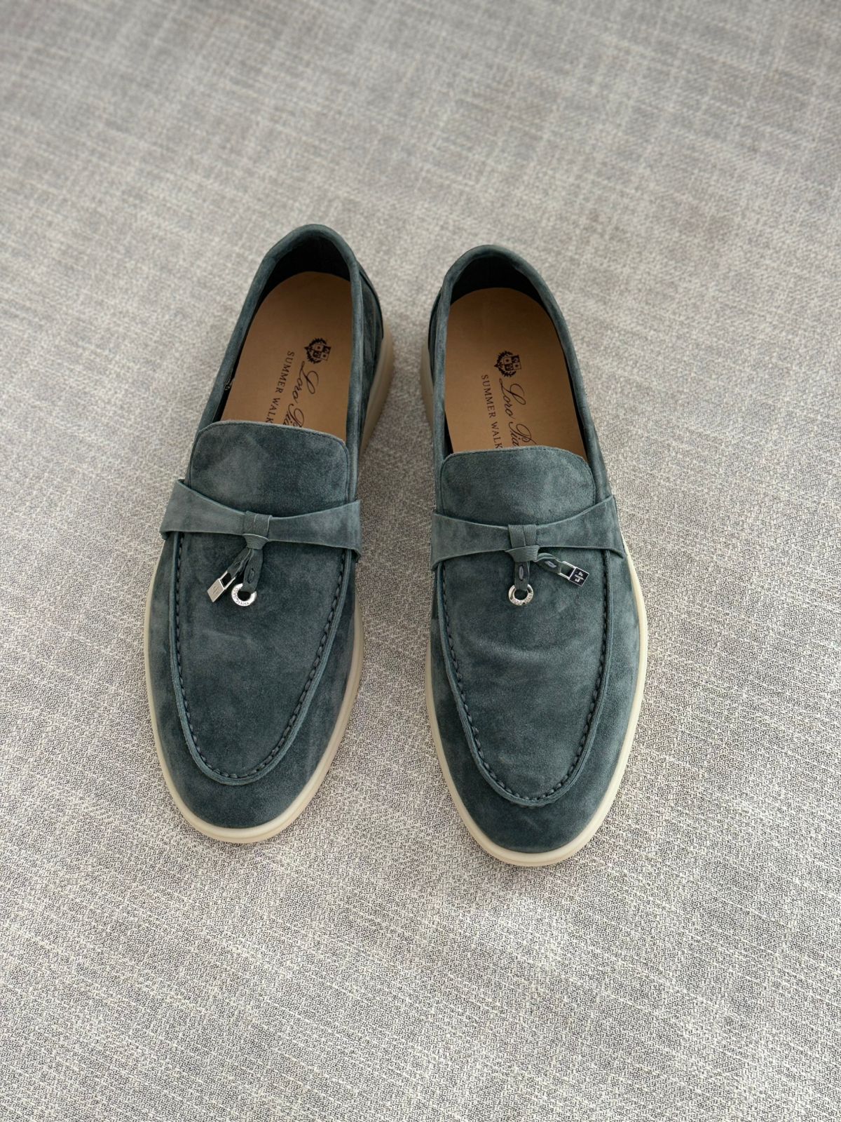 Loropiana Summer Walk Suede Loafers