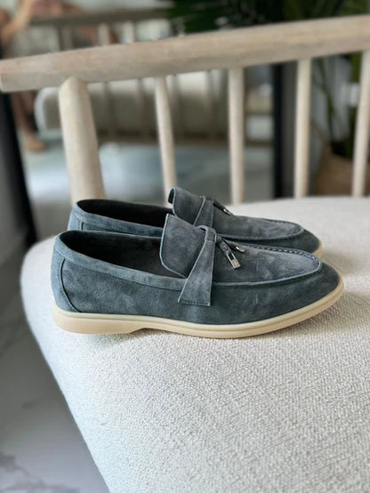 Loropiana Summer Walk Suede Loafers