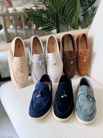 Loropiana Summer Walk Suede Loafers