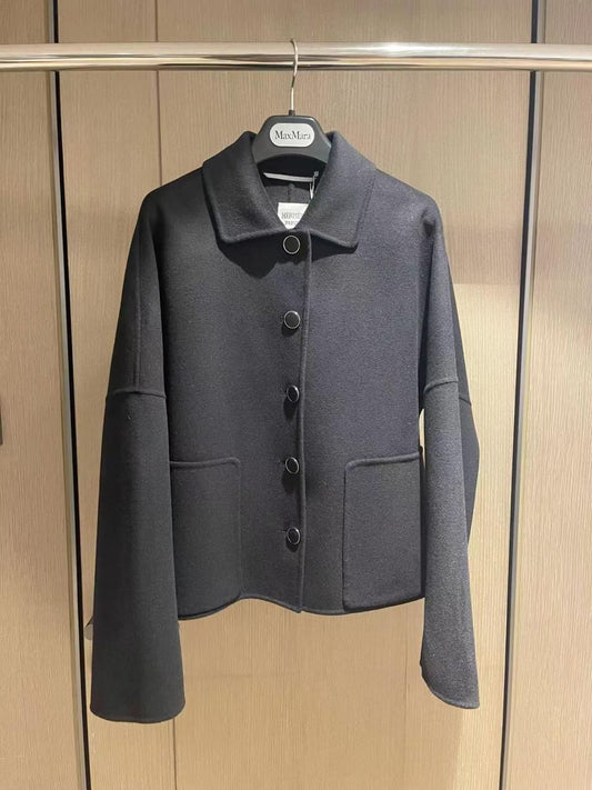 Louis  Hemres  Women’s Classic Button-Up Coat