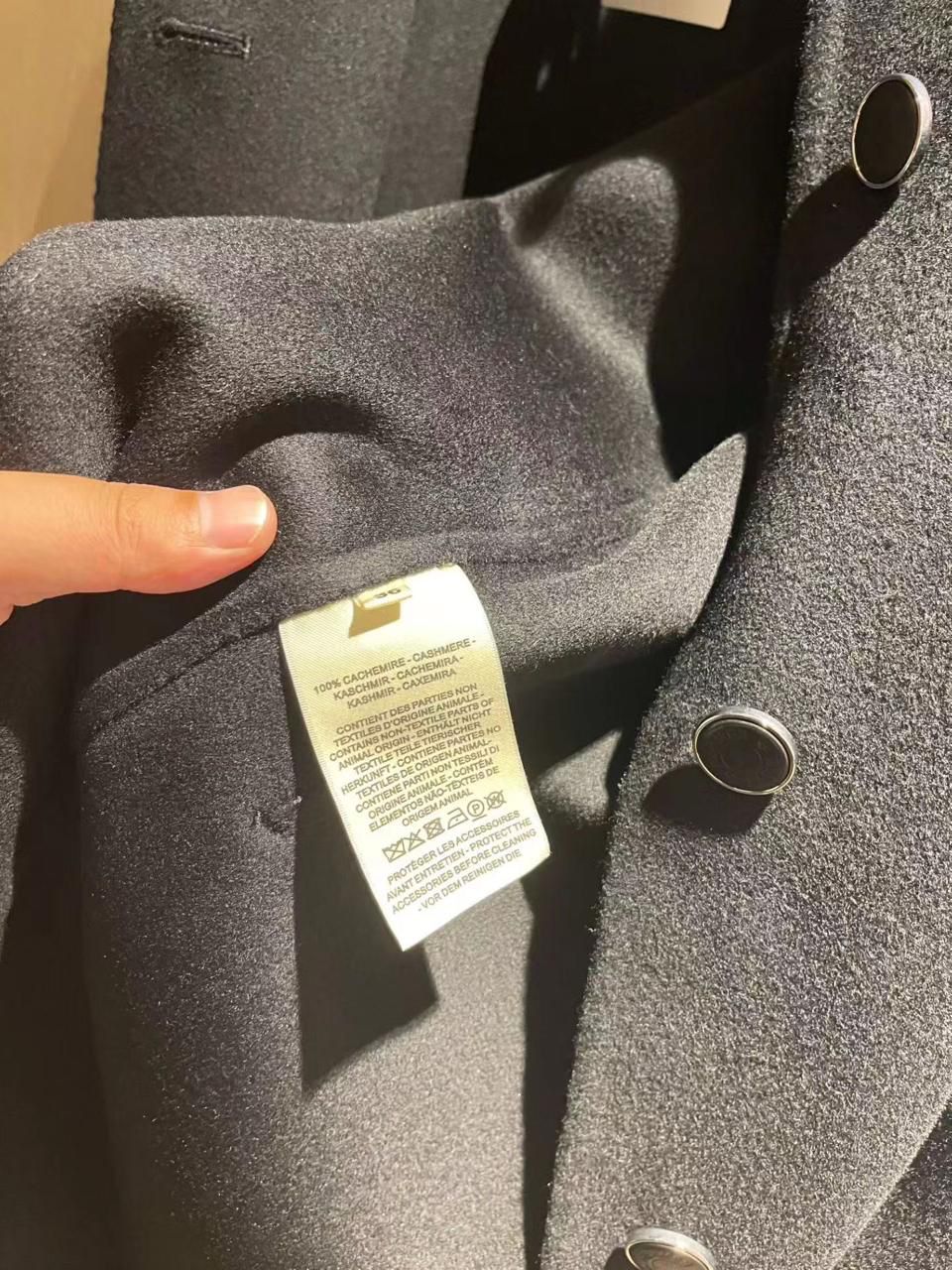 Louis Hemres Elegant Wool Button-Front Long Coat