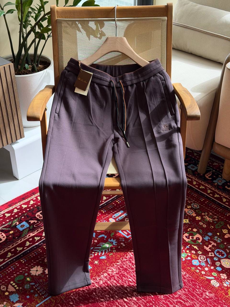 Loro Piana Elastic Waist Men Pants
