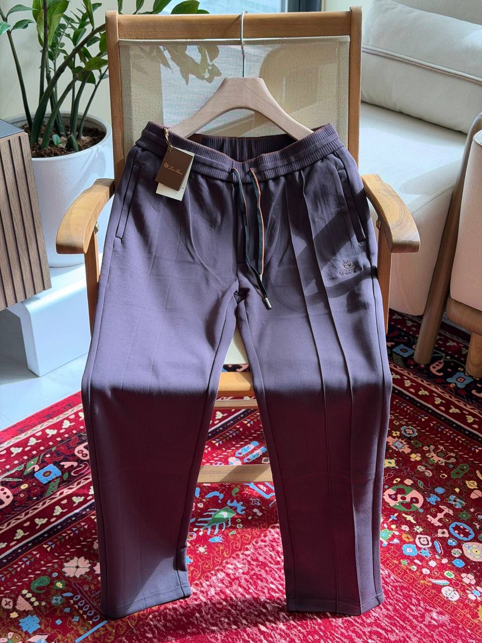 Loro Piana Elastic Waist Men Pants