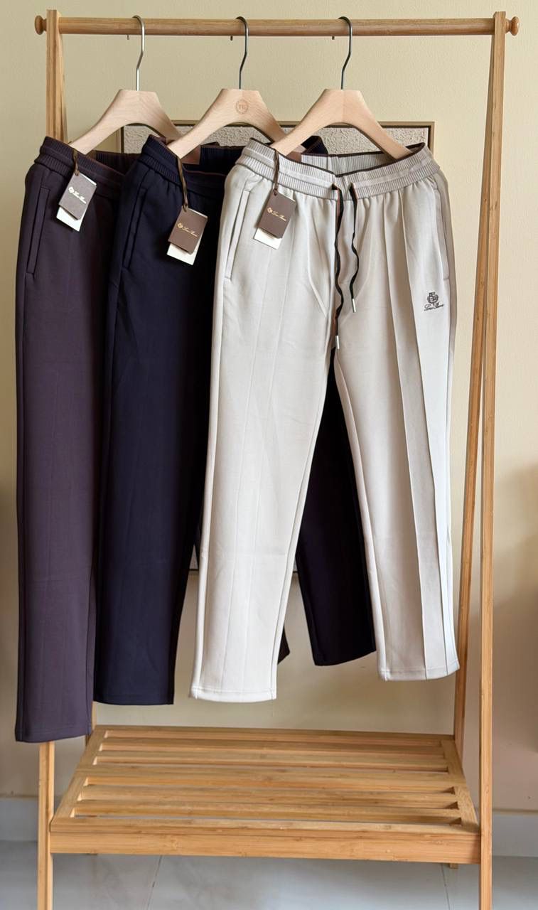 Loro Piana Elastic Waist Men Pants
