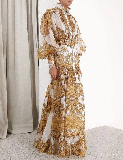 Zimmermann Floral Print Long Dress