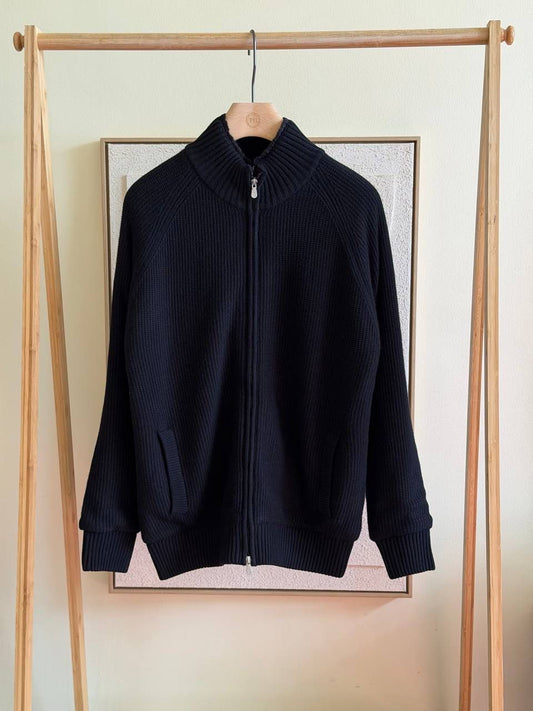 Brunelo Essential Knit Zip Jacket