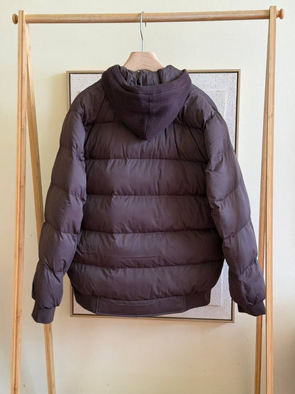 Brunelo Puffer Bomber Jacket