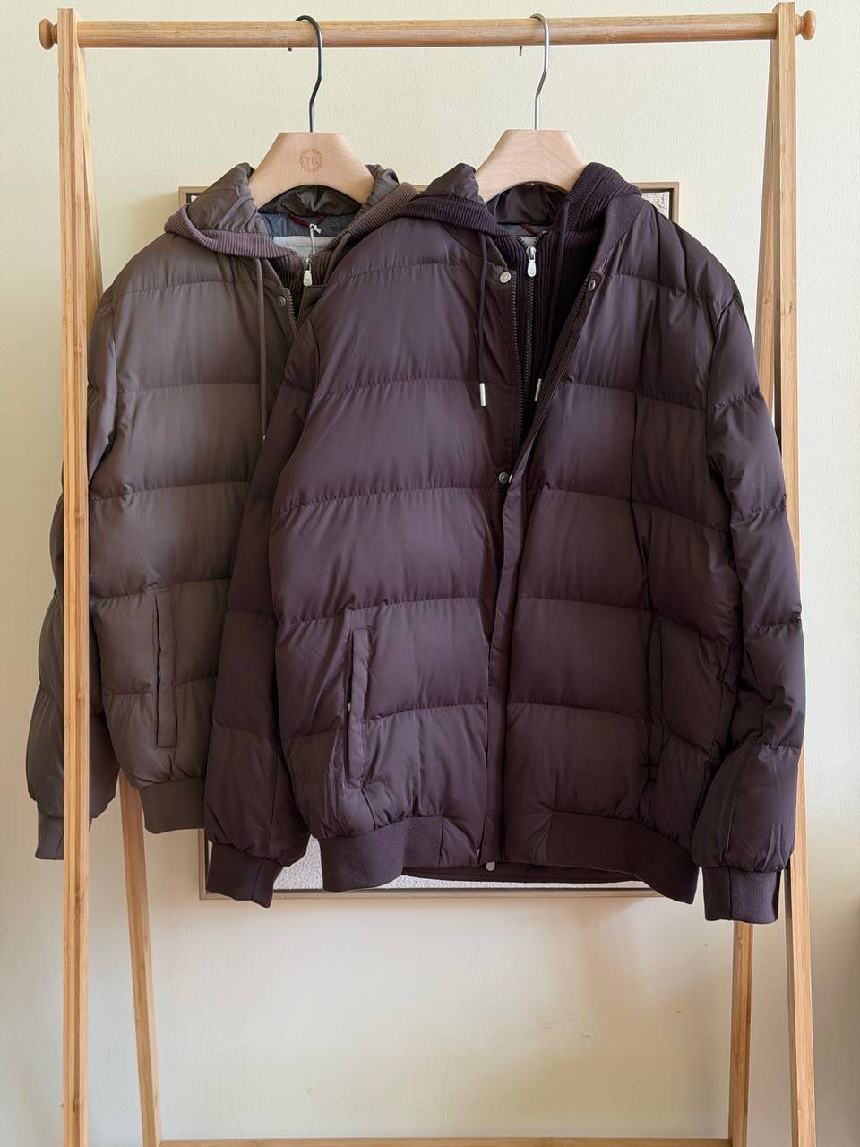 Brunelo Puffer Bomber Jacket