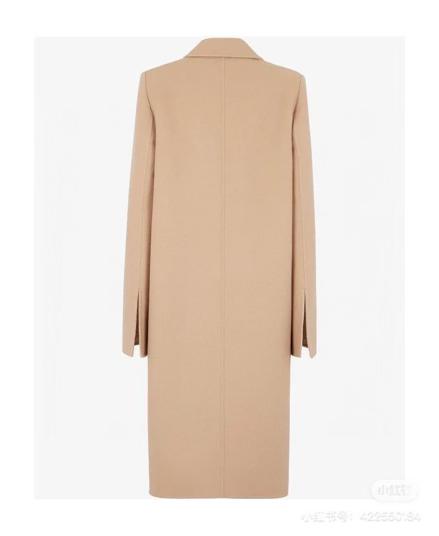 Fendi Wool Double-Breasted Coat