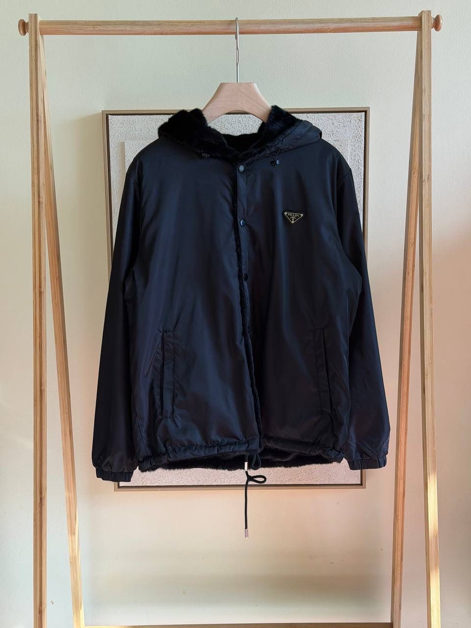 Prada Reversible Luxury Hooded Jacket