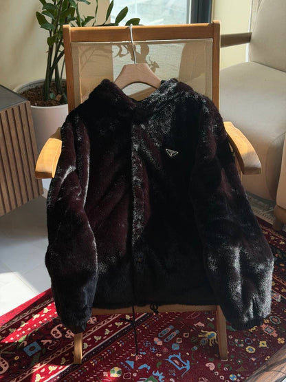 Prada Reversible Luxury Hooded Jacket