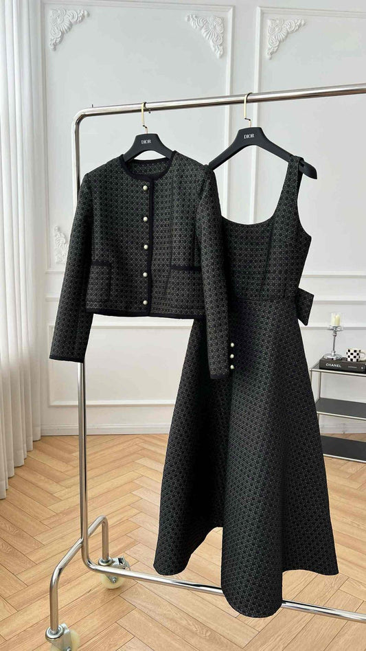 Dior Classic Textured Two-Piece Set