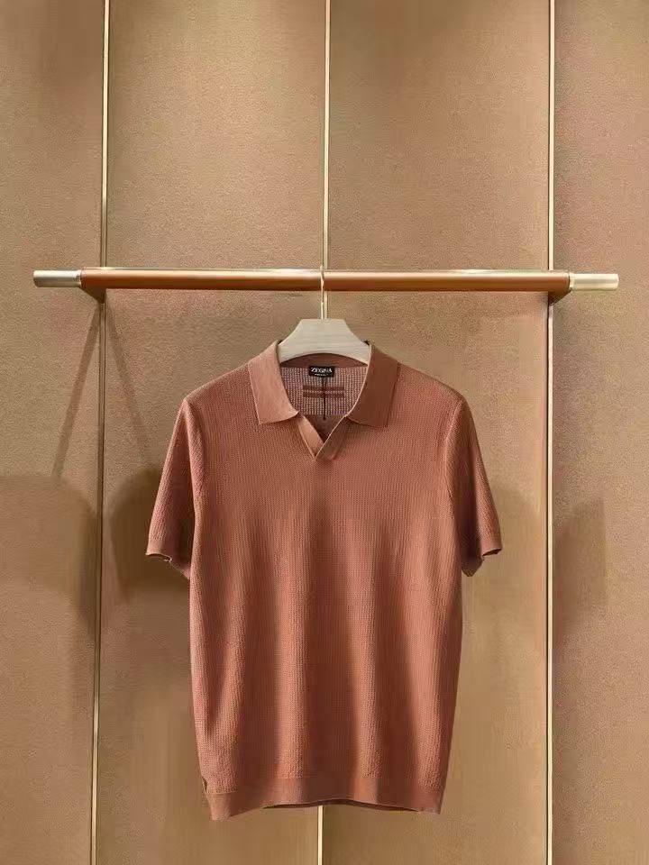 Zegna Short-Sleeve Knit Polo