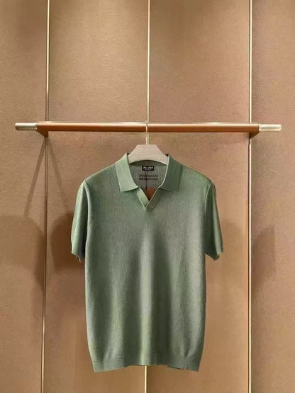 Zegna Short-Sleeve Knit Polo