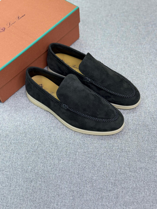 Loro Piana Suede Summer Walk Loafer