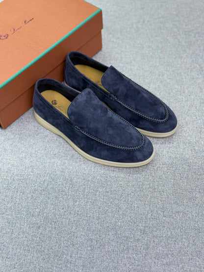 Loro Piana Suede Summer Walk Loafer