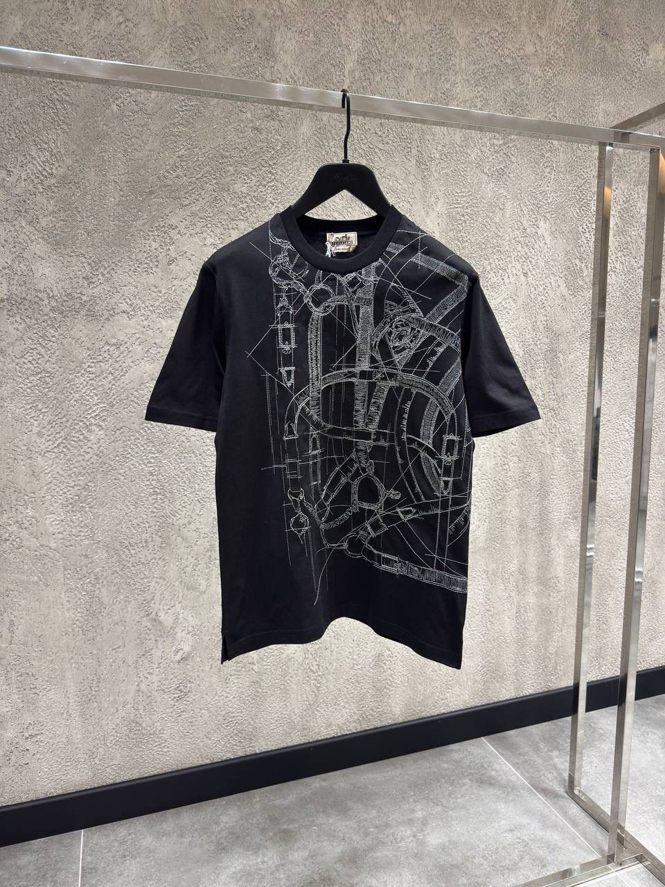 Hermes "Cavalcadour Griffonne" embroidered t-shirt