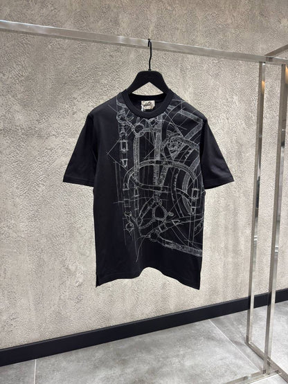 Hermes "Cavalcadour Griffonne" embroidered t-shirt