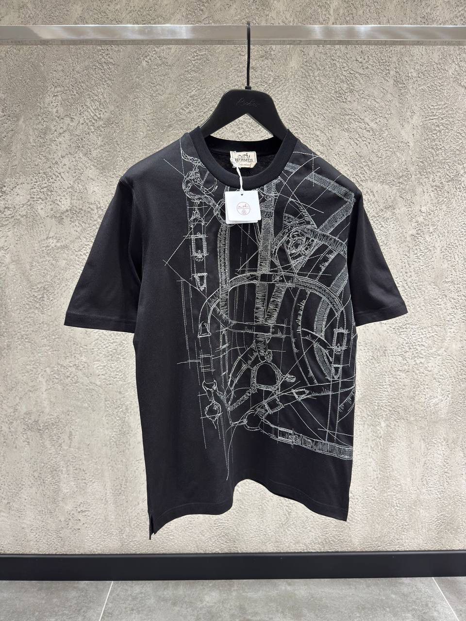 Hermes "Cavalcadour Griffonne" embroidered t-shirt