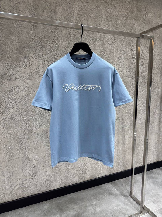 Louis Vuitton Embellished Signature Short-Sleeved T-Shirt