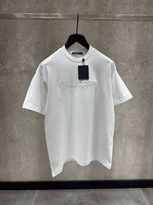 Louis Vuitton Embellished Signature Short-Sleeved T-Shirt