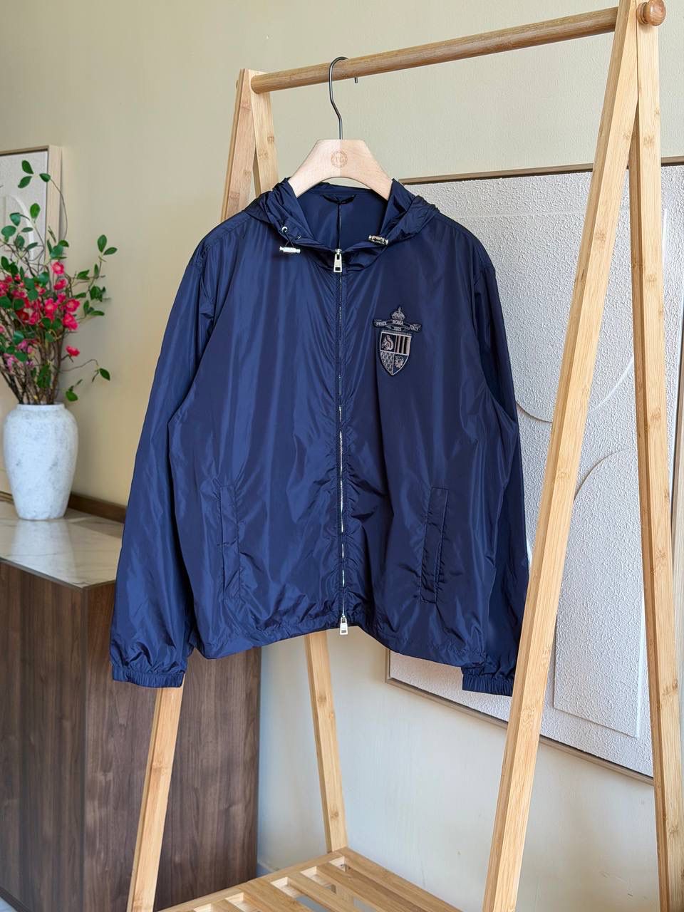 Fendi Blouson Blue tech fabric blouson