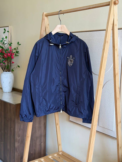 Fendi Blouson Blue tech fabric blouson