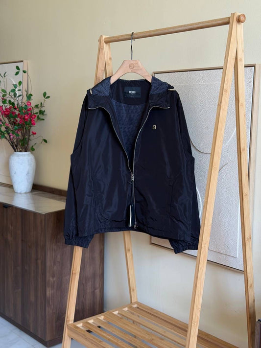 Fendi Blouson Black tech fabric