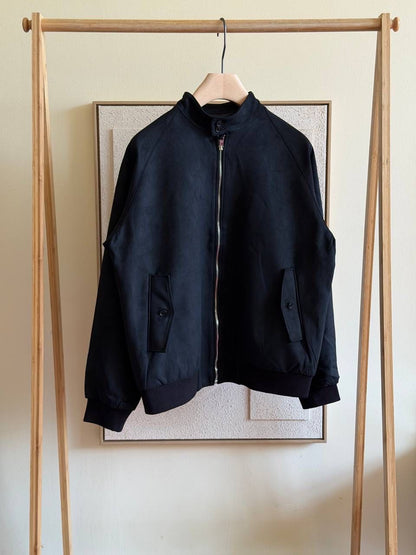 Prada Zip-Front Jacket with Stand Collar