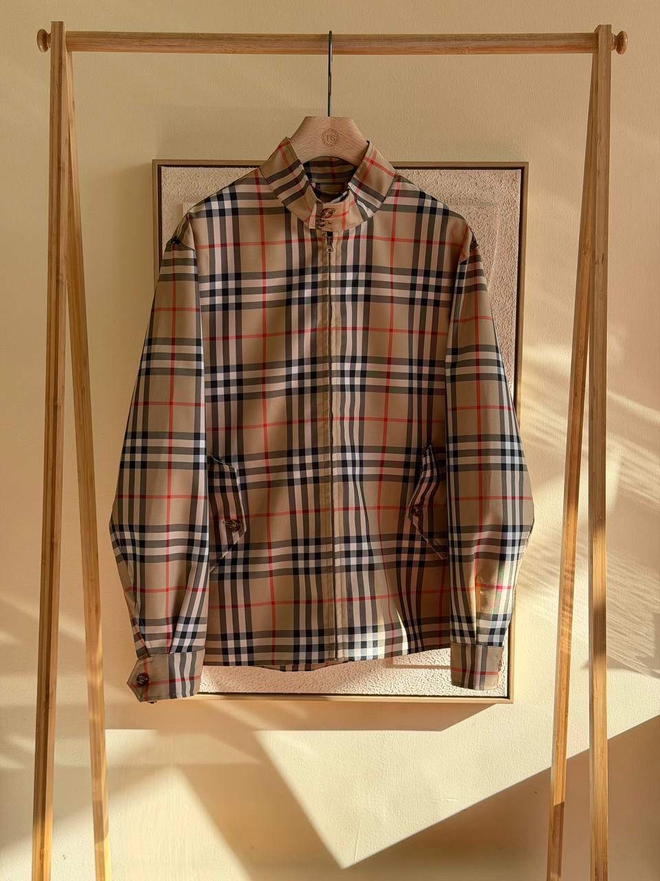 Burberry checked jacket