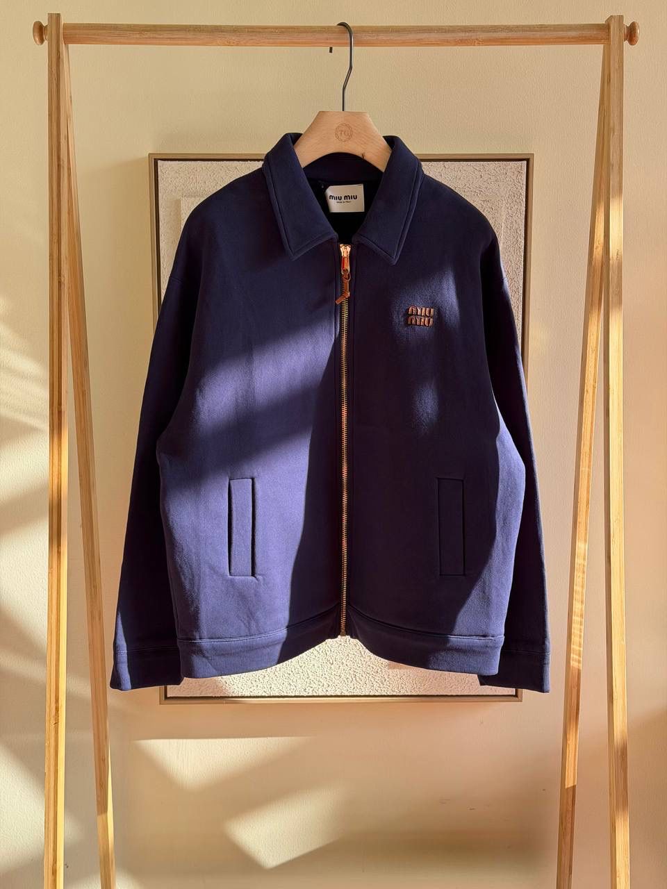 MIU MIU Batavia Blouson Straight Fit Jacket