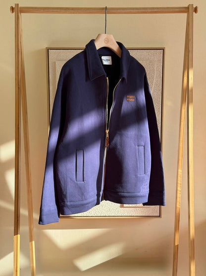 MIU MIU Batavia Blouson Straight Fit Jacket