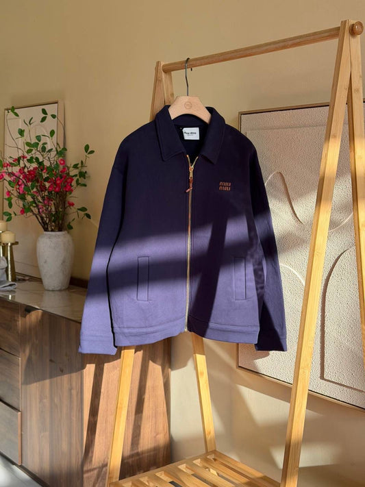 MIU MIU Batavia Blouson Straight Fit Jacket