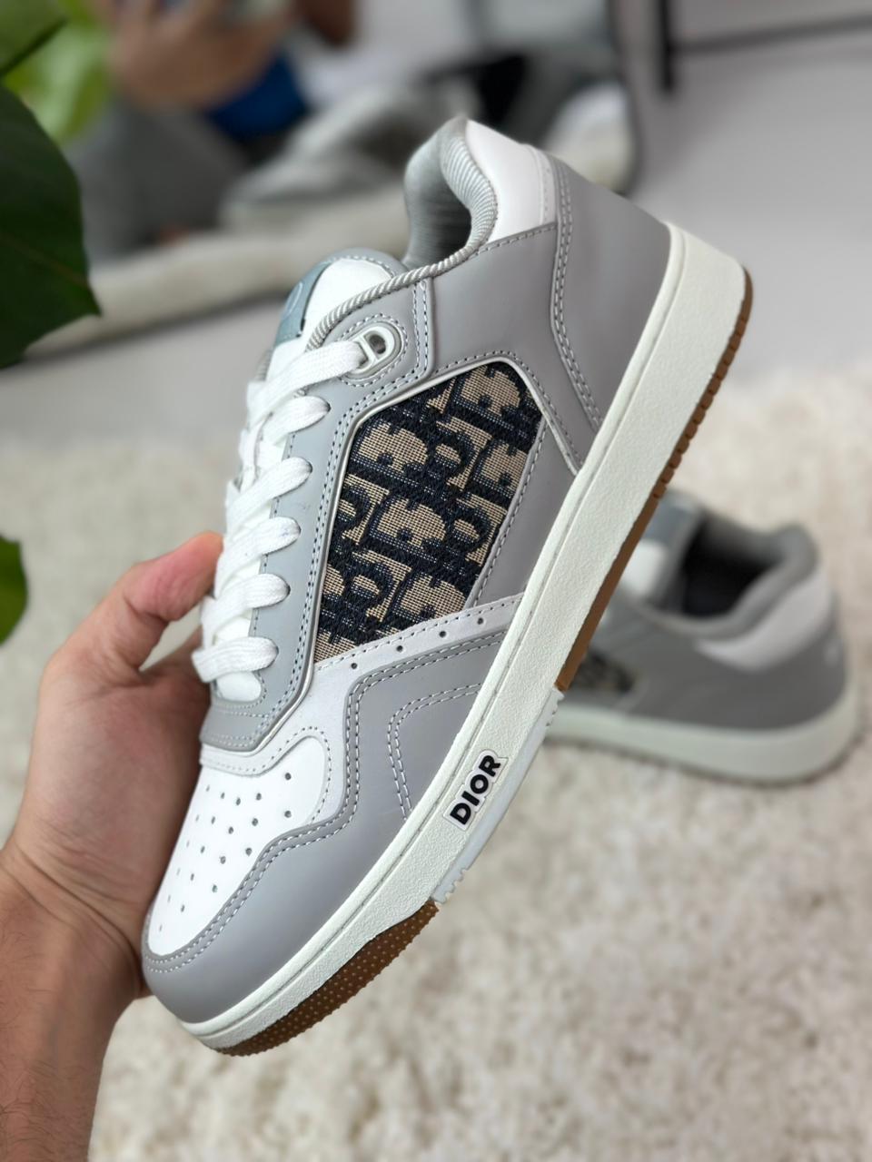 Dior B27 Low Oblique Galaxy - Grey Gum
