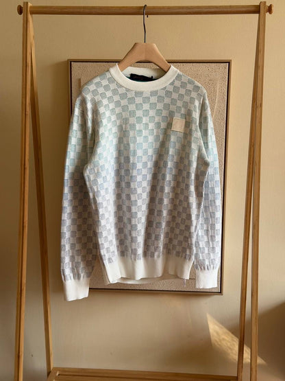 LV Damier Gradient Jacquard Pullover