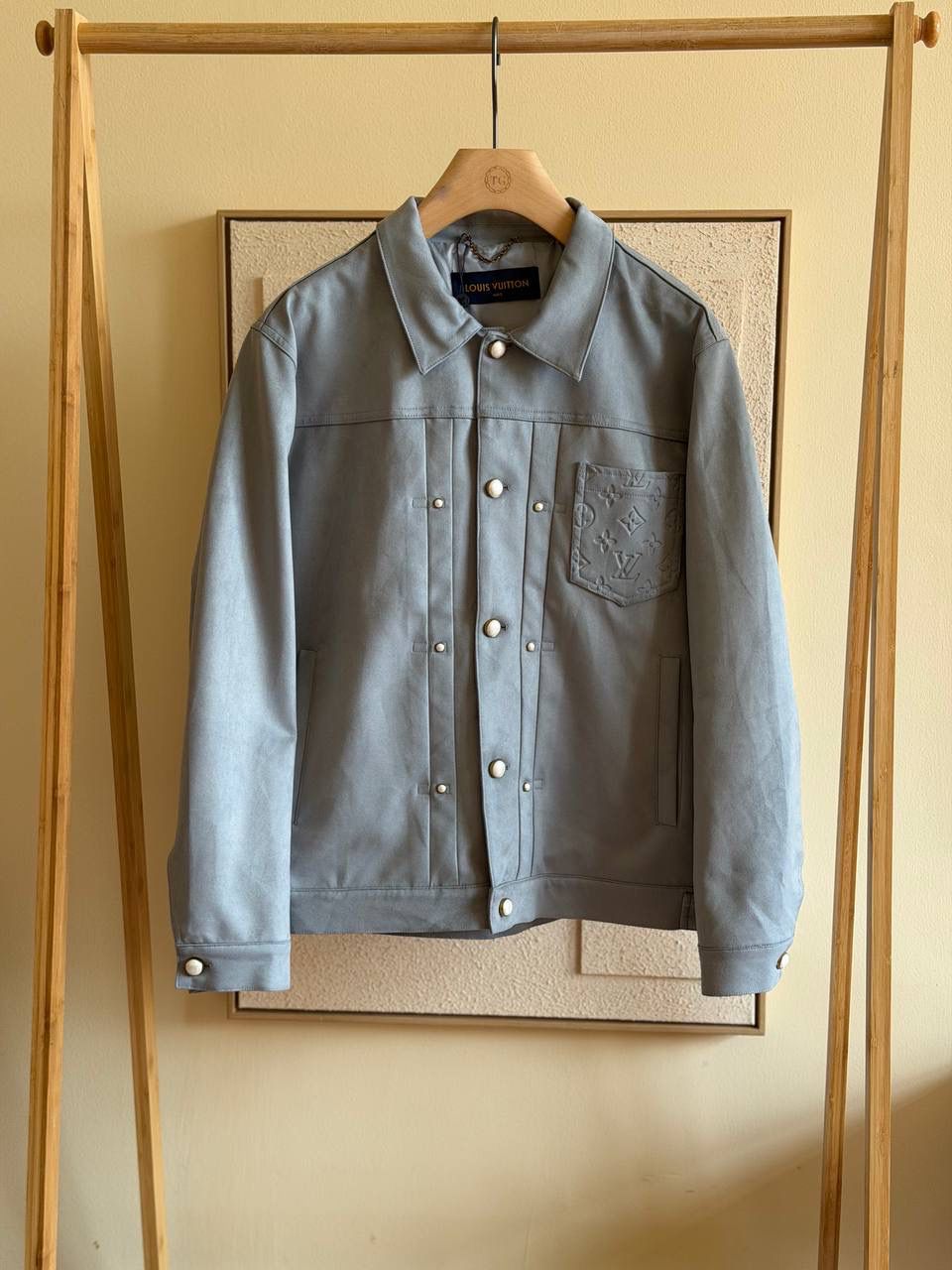 LV Suede Leather Type II Trucker Jacket