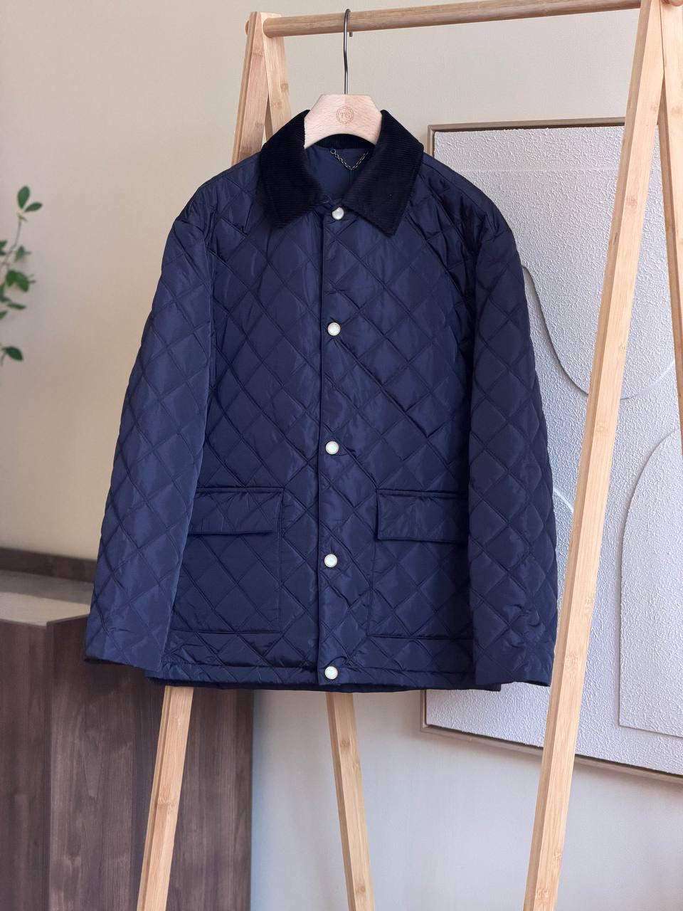 LV Quilted Corduroy-collarJacket