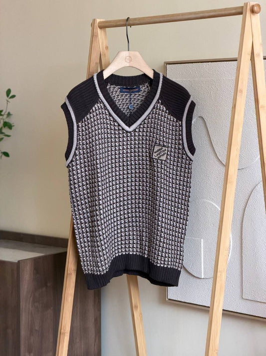 LV Cotton Jacquard Vest