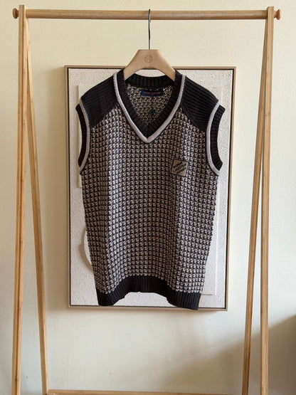 LV Cotton Jacquard Vest