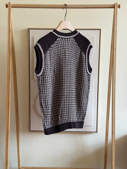 LV Cotton Jacquard Vest