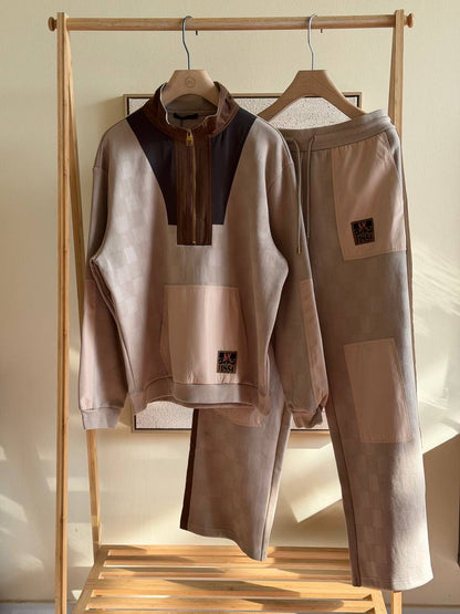 LV Damier Hybrid Half-Zip Workwear Set