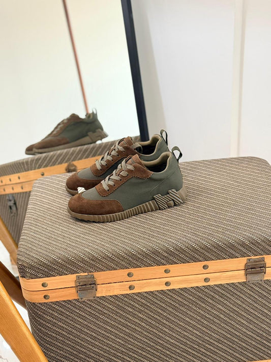 Hermes Bouncing Sneaker Cotton Canvas