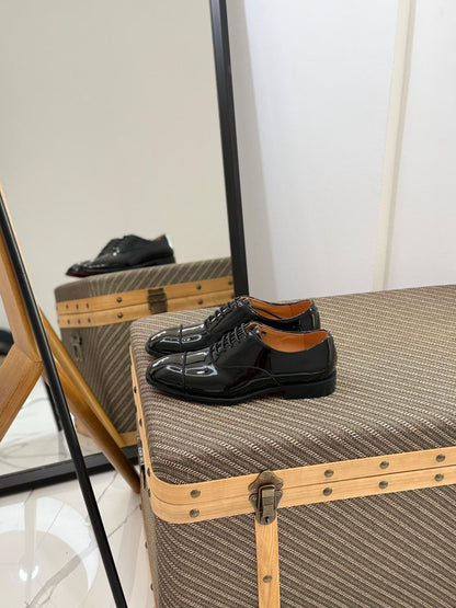 Christian Louboutin Greggo Patent-Leather Oxford Shoes