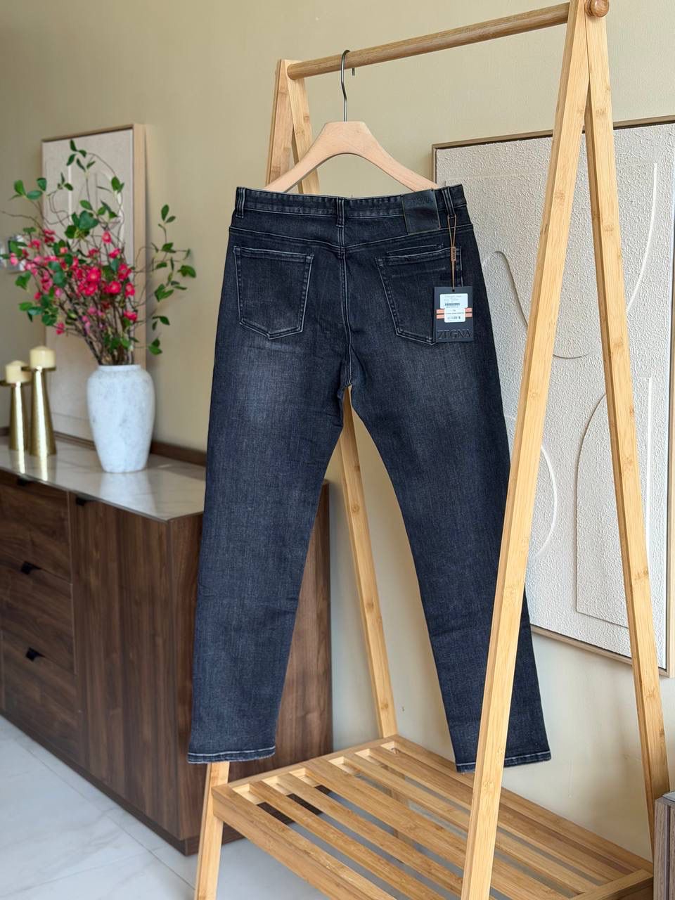 Zegna Stone-washed Cotton Roccia Jeans
