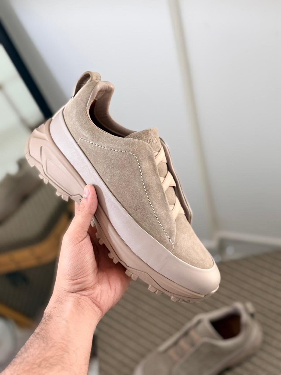 Zegna Suede Sneakers