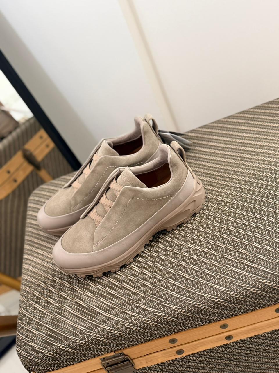 Zegna Suede Sneakers