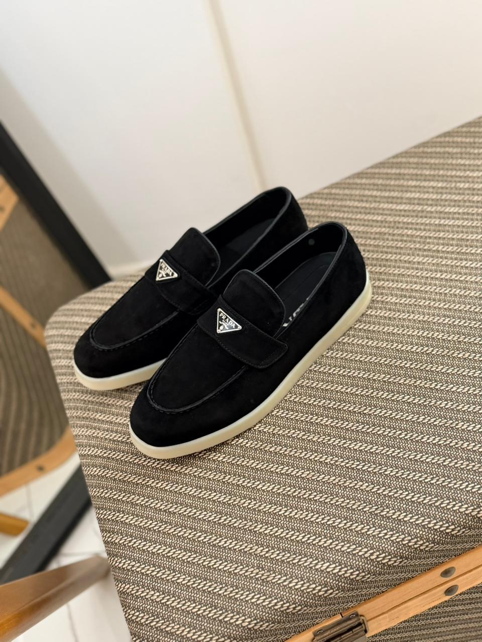 Prada Suede loafers