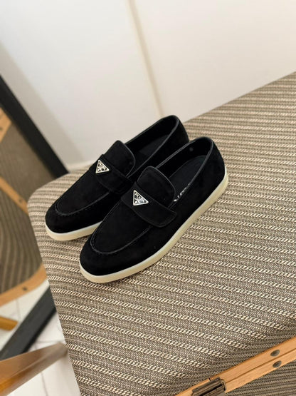 Prada Suede loafers