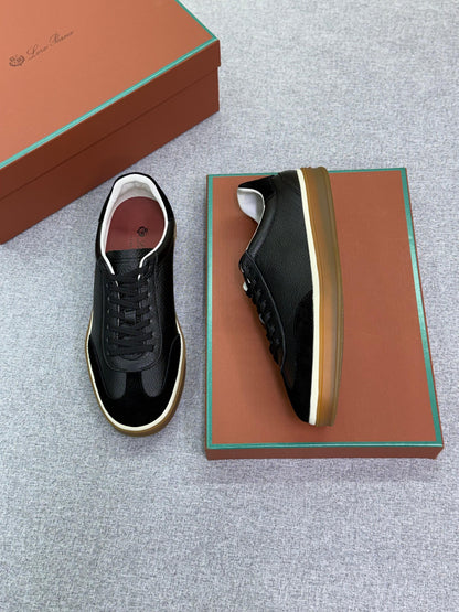 Loro Piana Tennis Walk Deerskin Sneaker
