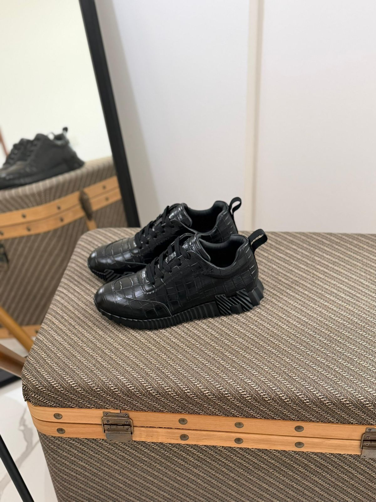 Hermes Bouncing Sneaker Croco